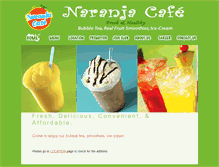 Tablet Screenshot of naranjacafe.com